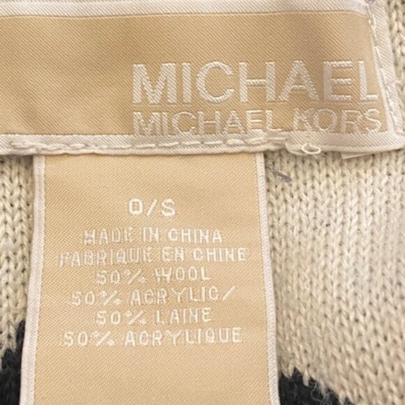 Michael Kors Branded Wool mix scarf. Long tassels - Picture 2 of 7